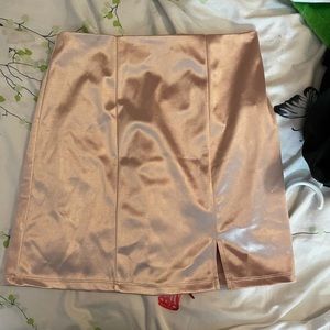 Forever 21 satin mini skirt